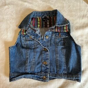 New look denim vest